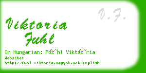 viktoria fuhl business card